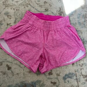 Lululemon Women's Pink Athletic Shorts size 6 running